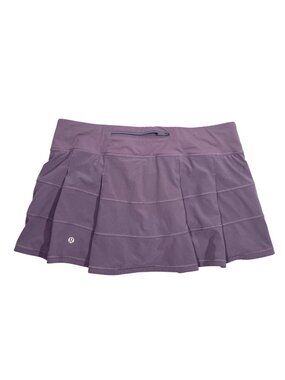 Lululemon Pace Rival Skirt Smoked Mulberry Size 10 Lightweight Athletic Running